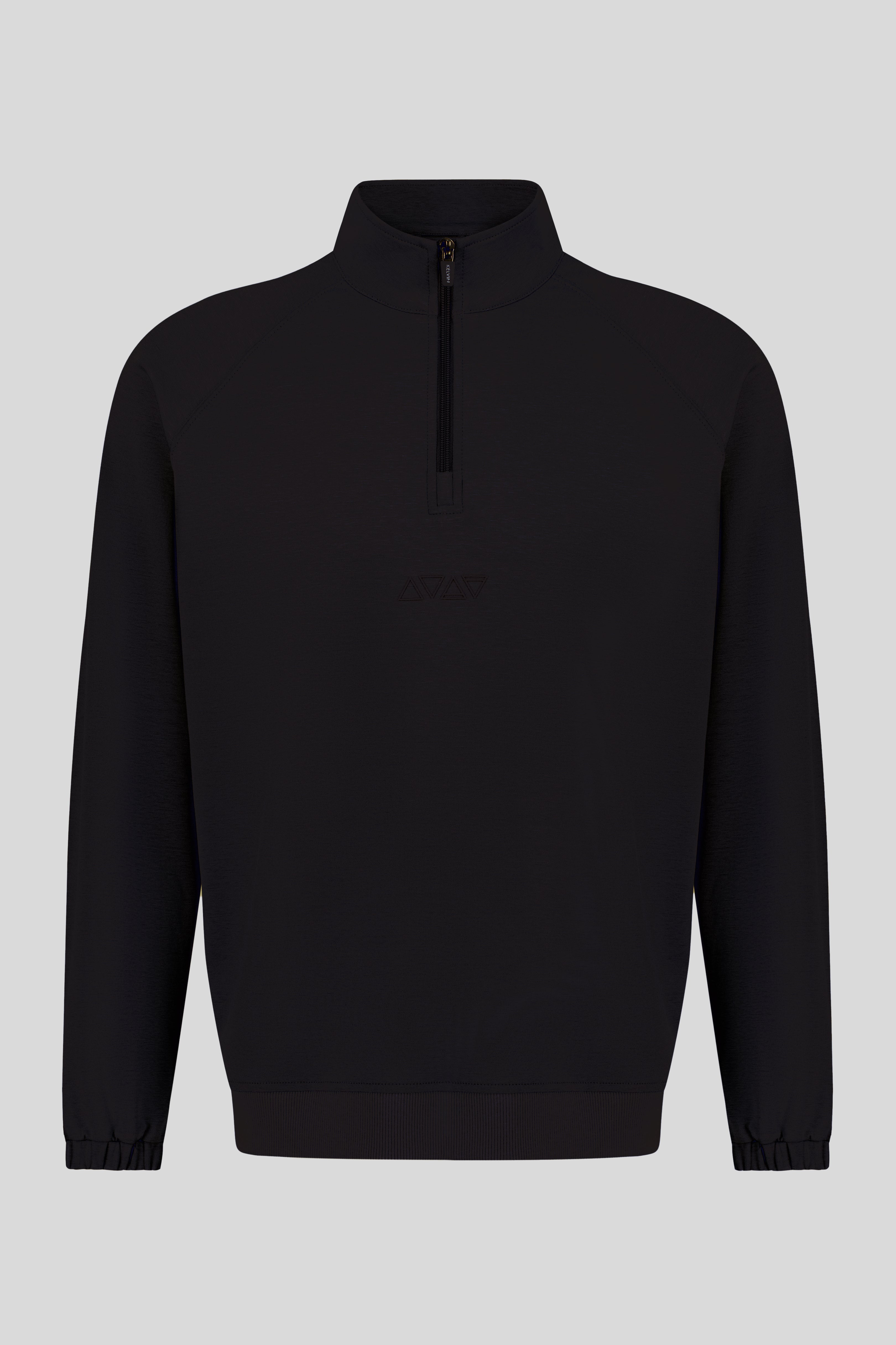 Mens Street Sweat Shirt - Half Zip