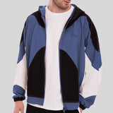 Mens Street Hoodie full zip Contrast